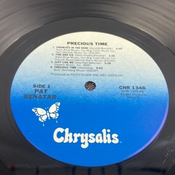 Pat Benatar Precious Time 1981 Chrysalis Vinyl LP - Picture 6 of 9